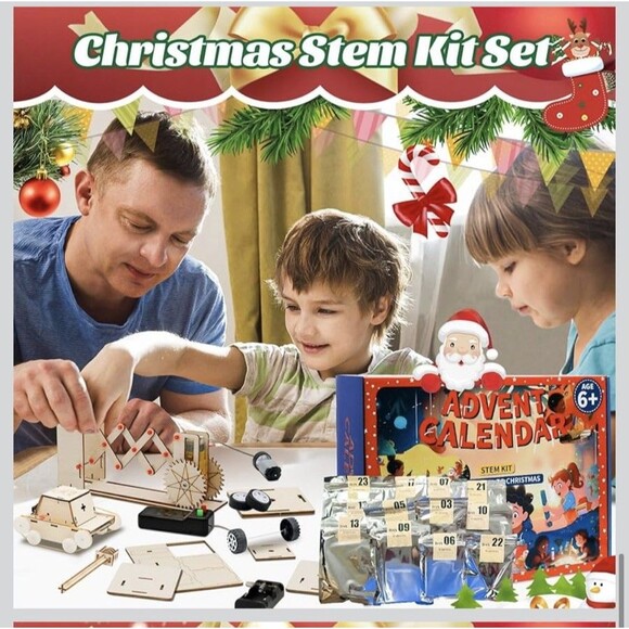 Christmas Advent Calendar 2025 - Boys Age 6-14 Science STEM DIY Kits Toy 24 Days - Picture 4 of 13